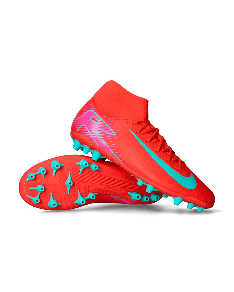 Bota Air Zoom Mercurial Superfly 10 Academy AG Ember Glow-Aurora Green