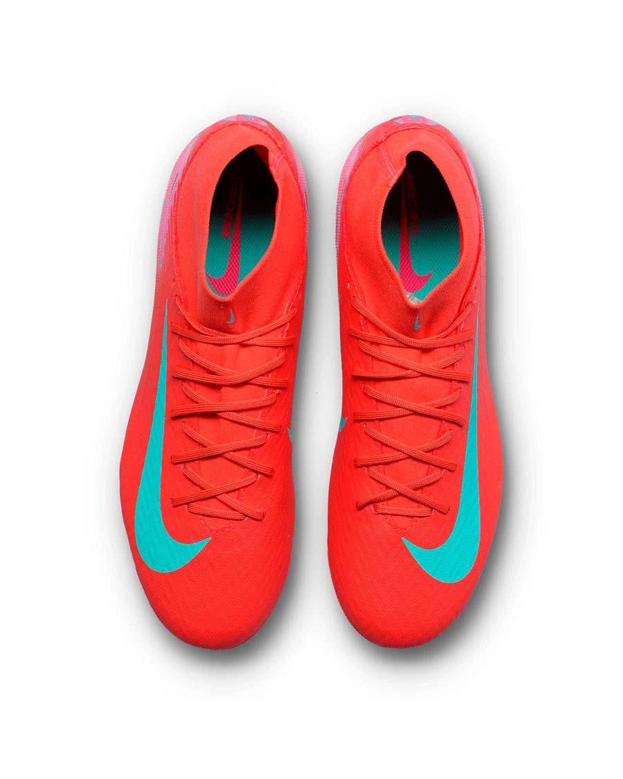 Bota Air Zoom Mercurial Superfly 10 Academy AG Ember Glow-Aurora Green