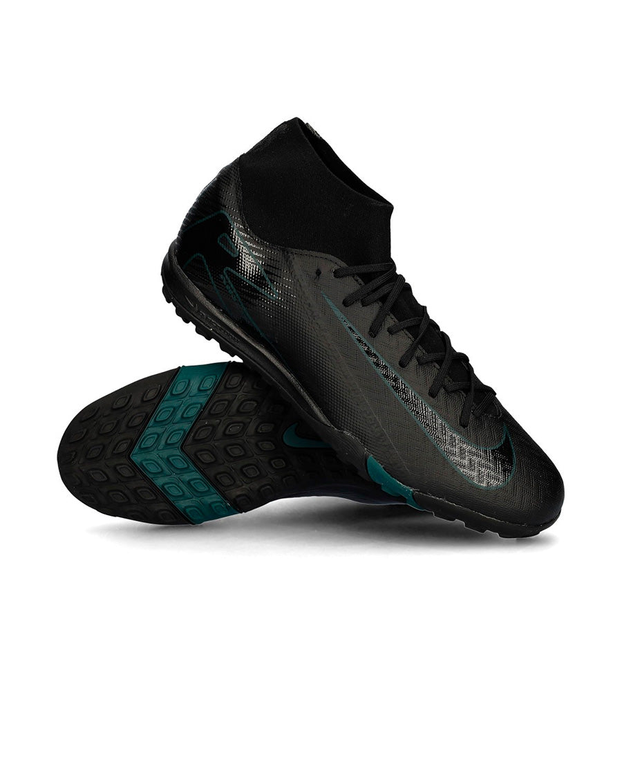 Bota Air Zoom Mercurial Superfly 10 Academy Turf Black-Black-Deep Jungle