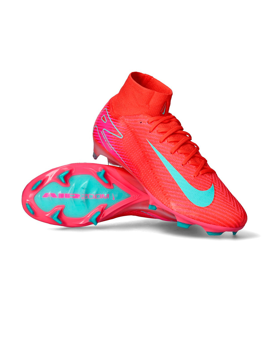 Bota Air Zoom Mercurial Superfly 10 Elite FG Ember Glow-Aurora Green
