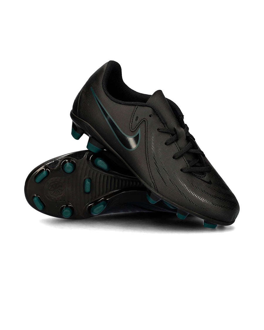 Bota Nike Phantom GX II Club FG/MG Niño Black-Black-Deep Jungle