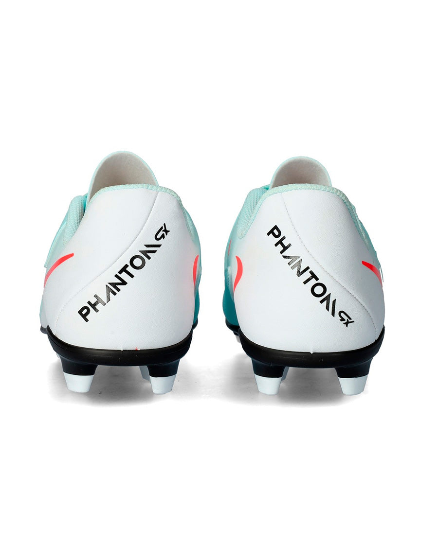 Bota Phantom GX II Club FG/MG Niño Mint-Atomic Red-Off Noir