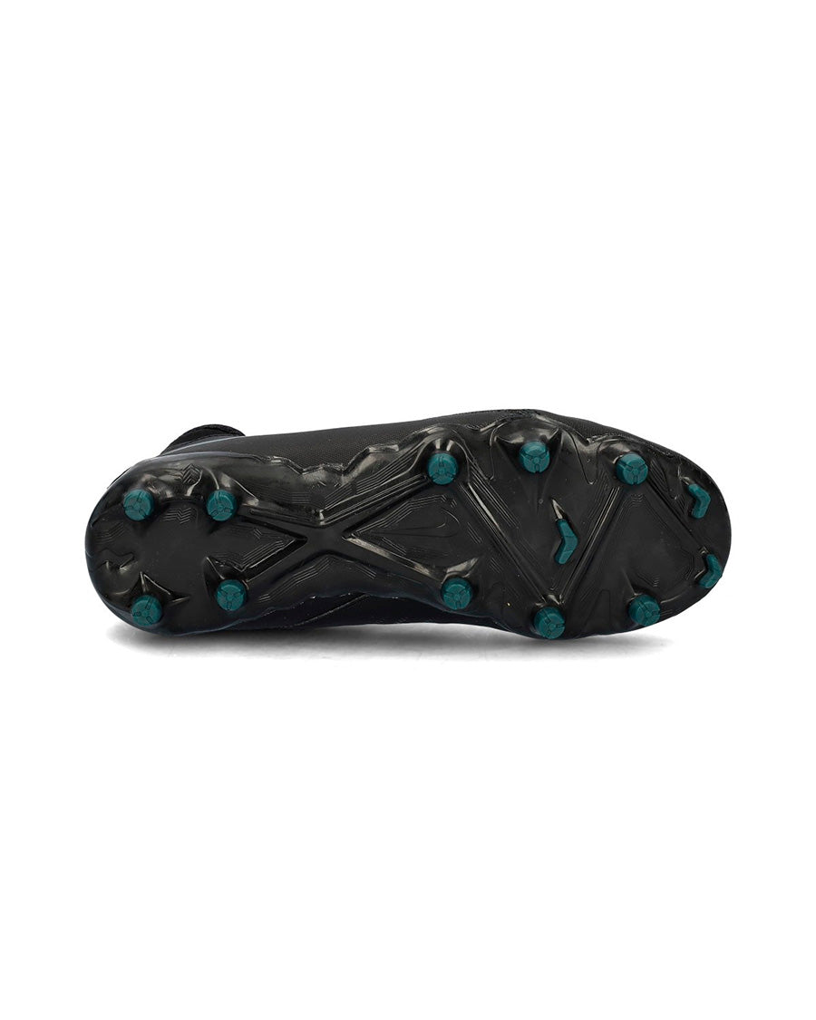 Bota Phantom Luna II Academy FG/MG Niño Black-Black-Deep Jungle