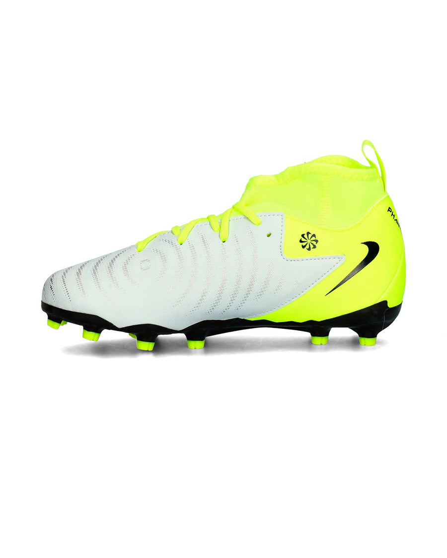 Bota Phantom Luna II Academy FG/MG Niño Mtlc Silver-Black-Volt