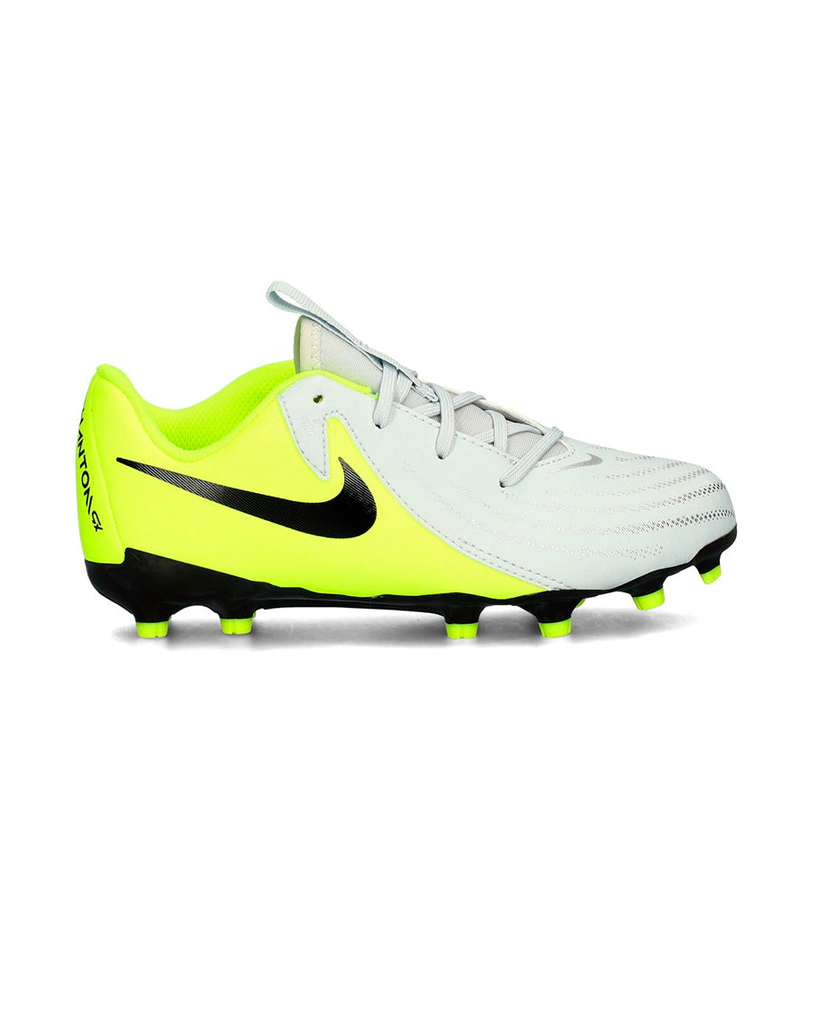 Bota Phantom GX II Academy FG/MG Niño Mtlc Silver-Black-Volt