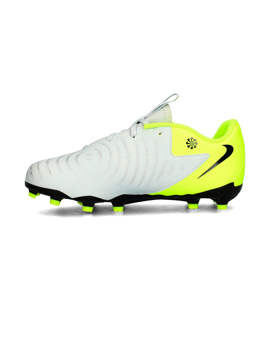 Bota Phantom GX II Academy FG/MG Niño Mtlc Silver-Black-Volt
