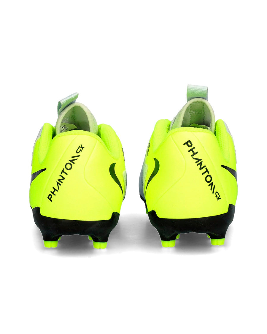Bota Phantom GX II Academy FG/MG Niño Mtlc Silver-Black-Volt