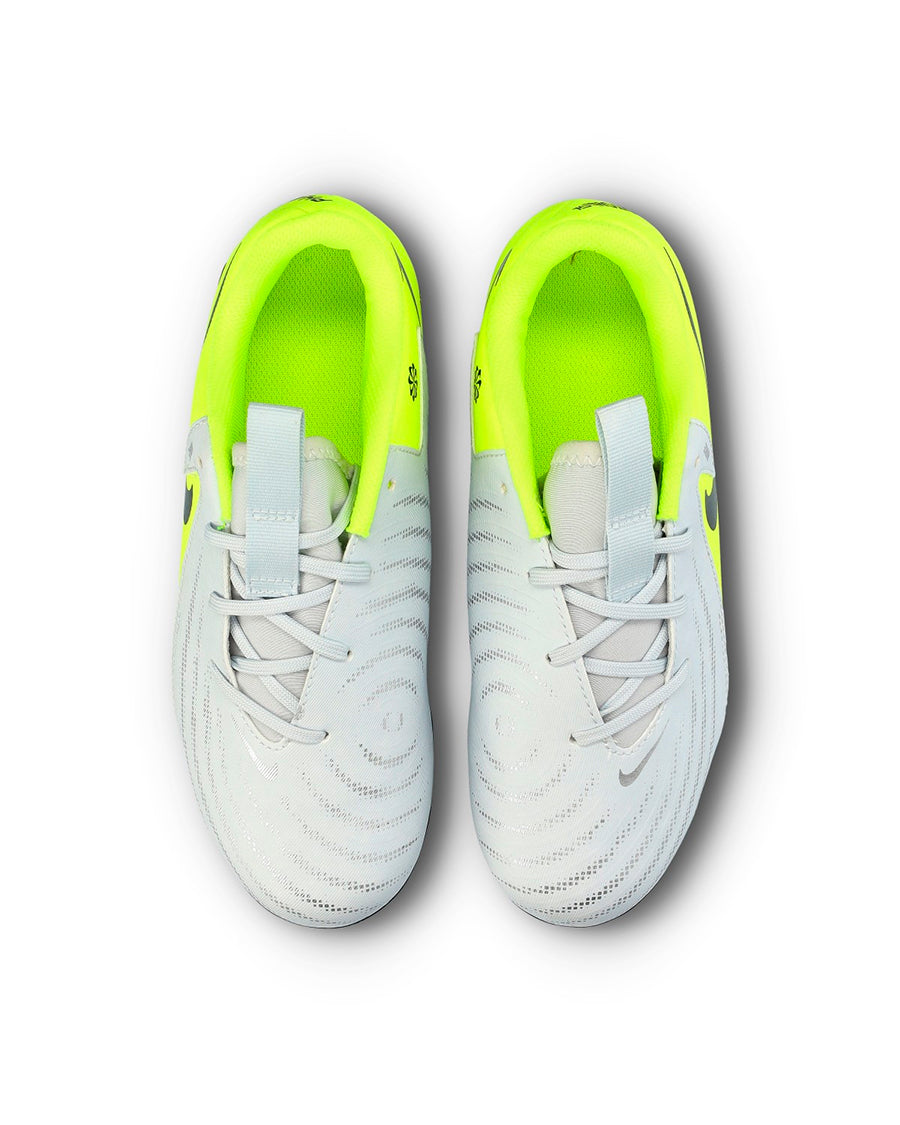 Bota Phantom GX II Academy FG/MG Niño Mtlc Silver-Black-Volt