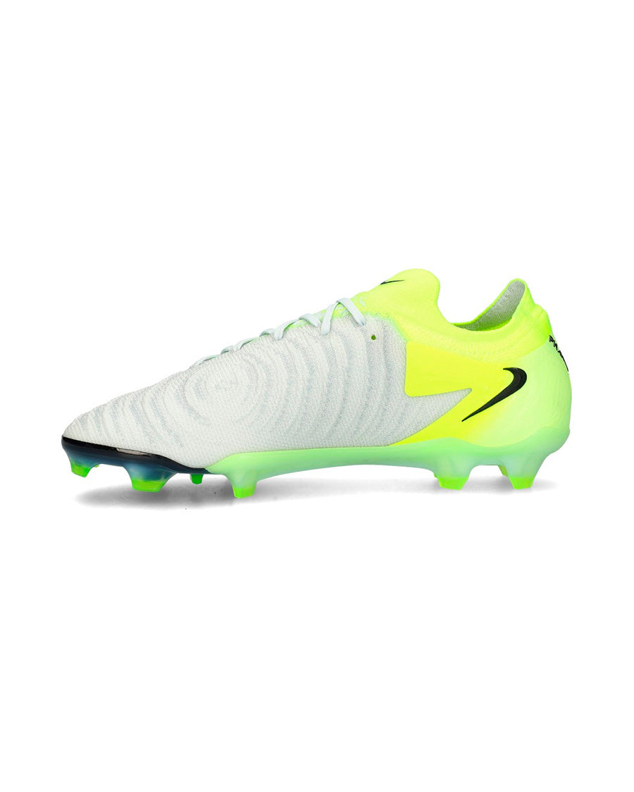 Bota Phantom GX II Elite FG Mtlc Silver-Black-Volt