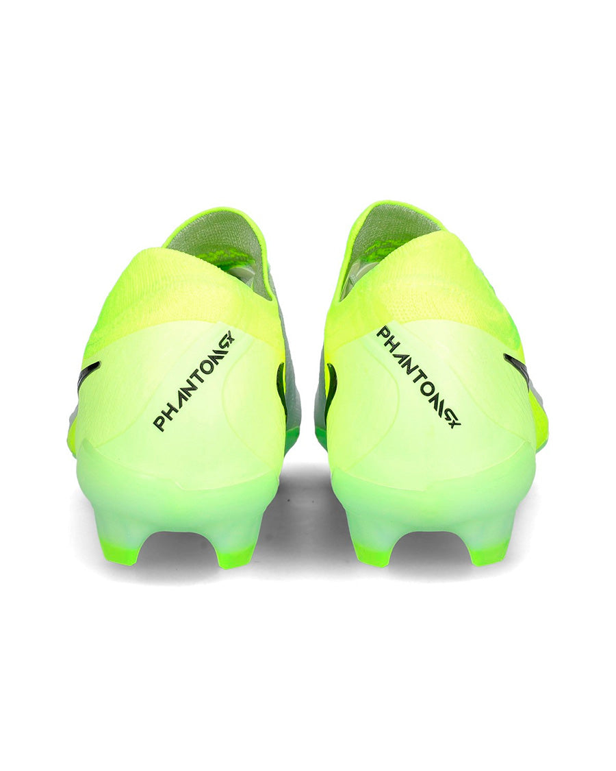 Bota Phantom GX II Elite FG Mtlc Silver-Black-Volt