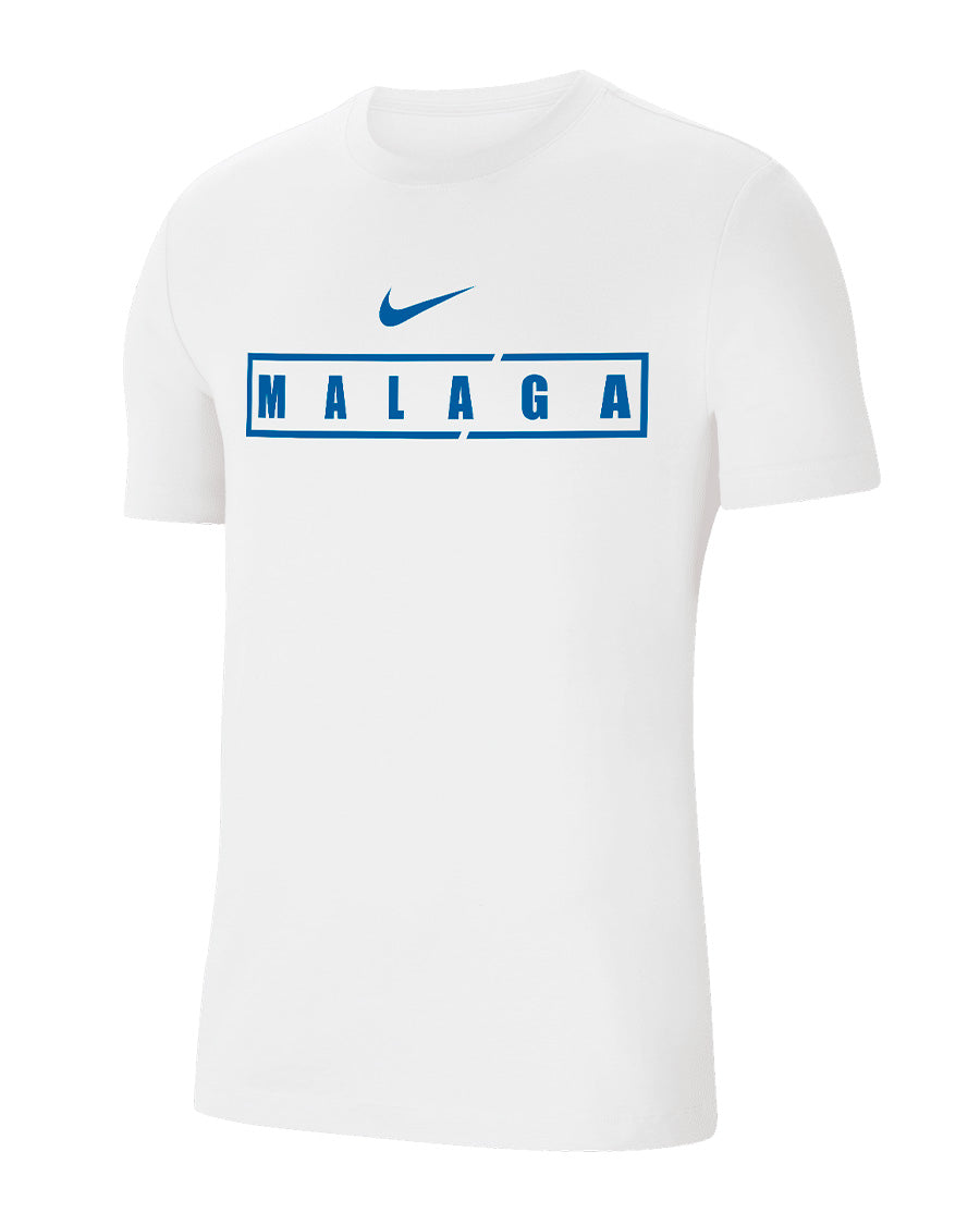 Camiseta Algodón Niño Málaga RFAF Blanco