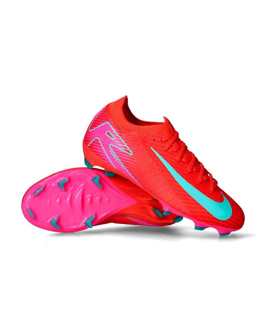 Bota Air Zoom Mercurial Vapor 16 Pro FG Niño Ember Glow-Aurora Green