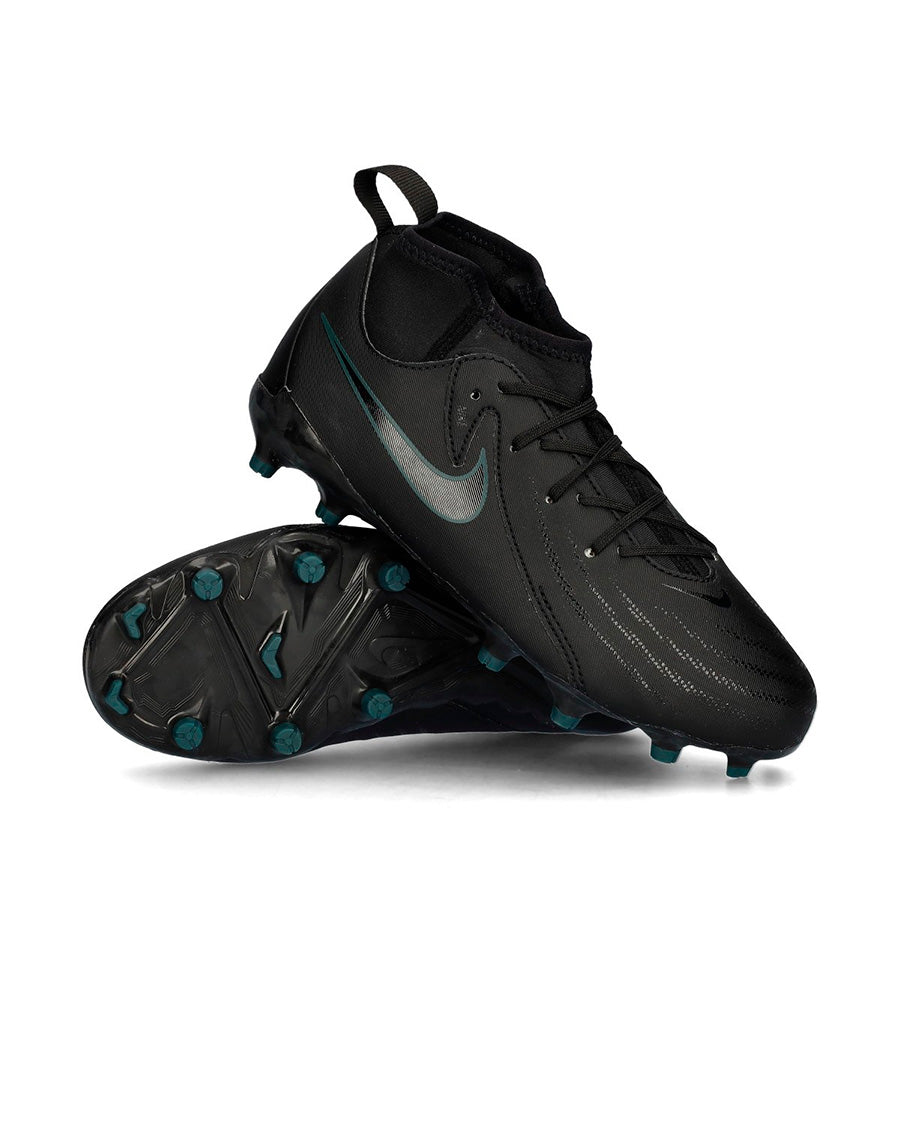 Bota Phantom Luna II Academy FG/MG Niño Black-Black-Deep Jungle