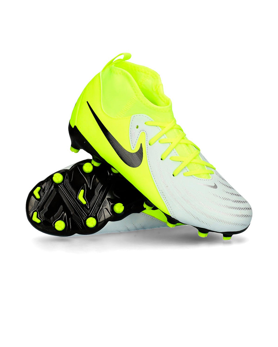 Bota Phantom Luna II Academy FG/MG Niño Mtlc Silver-Black-Volt