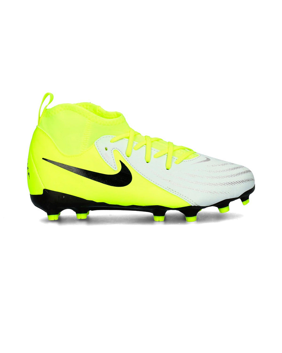 Bota Phantom Luna II Academy FG/MG Niño Mtlc Silver-Black-Volt