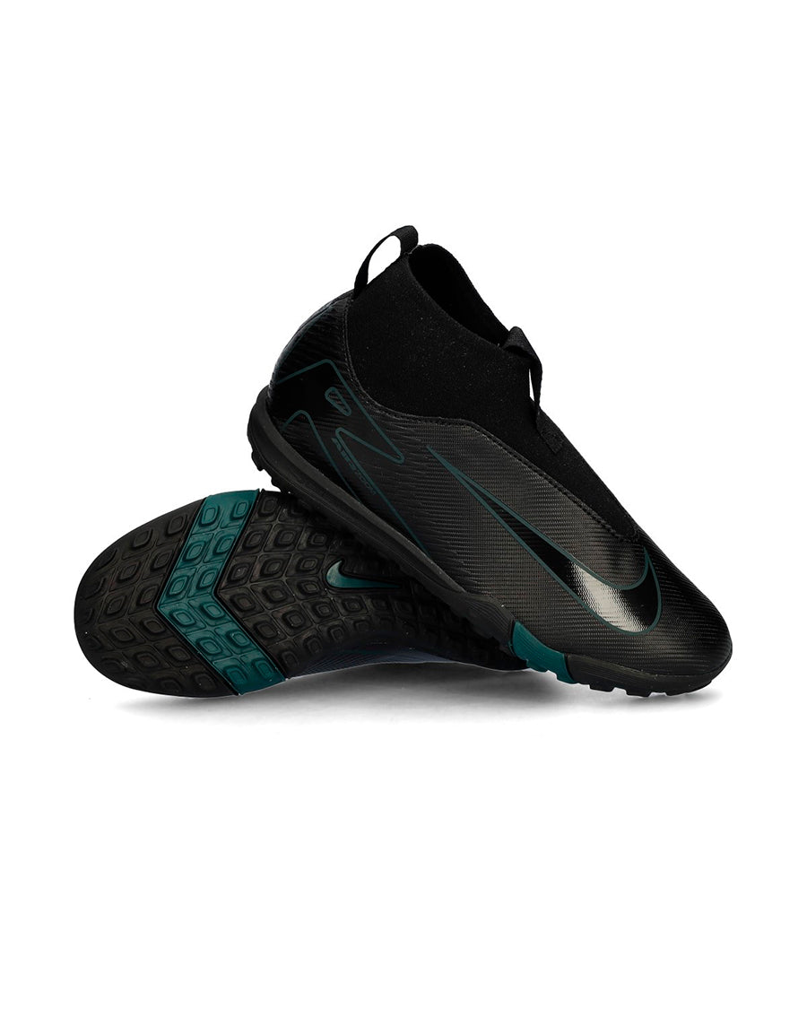 Bota Air Zoom Mercurial Superfly 10 Academy Turf Niño Black-Black-Deep Jungle
