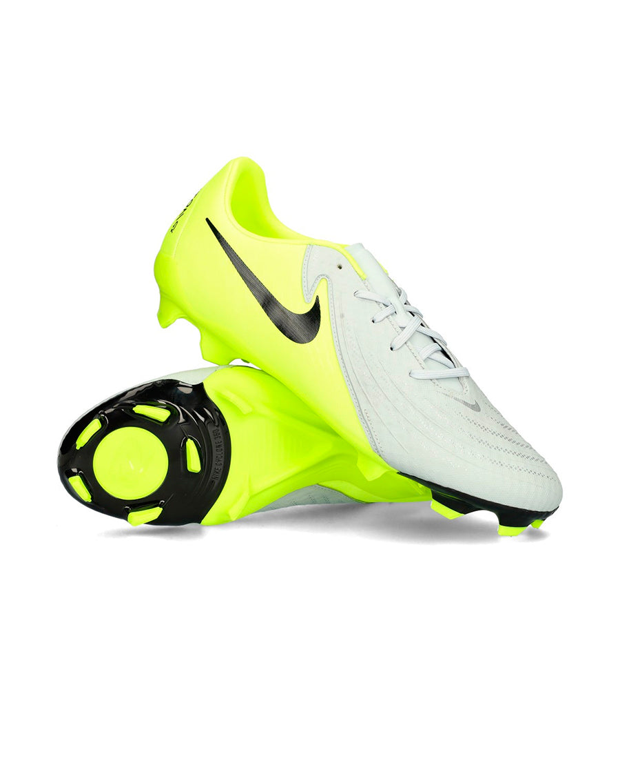 Bota Phantom GX II Academy FG/MG Mtlc Silver-Black-Volt