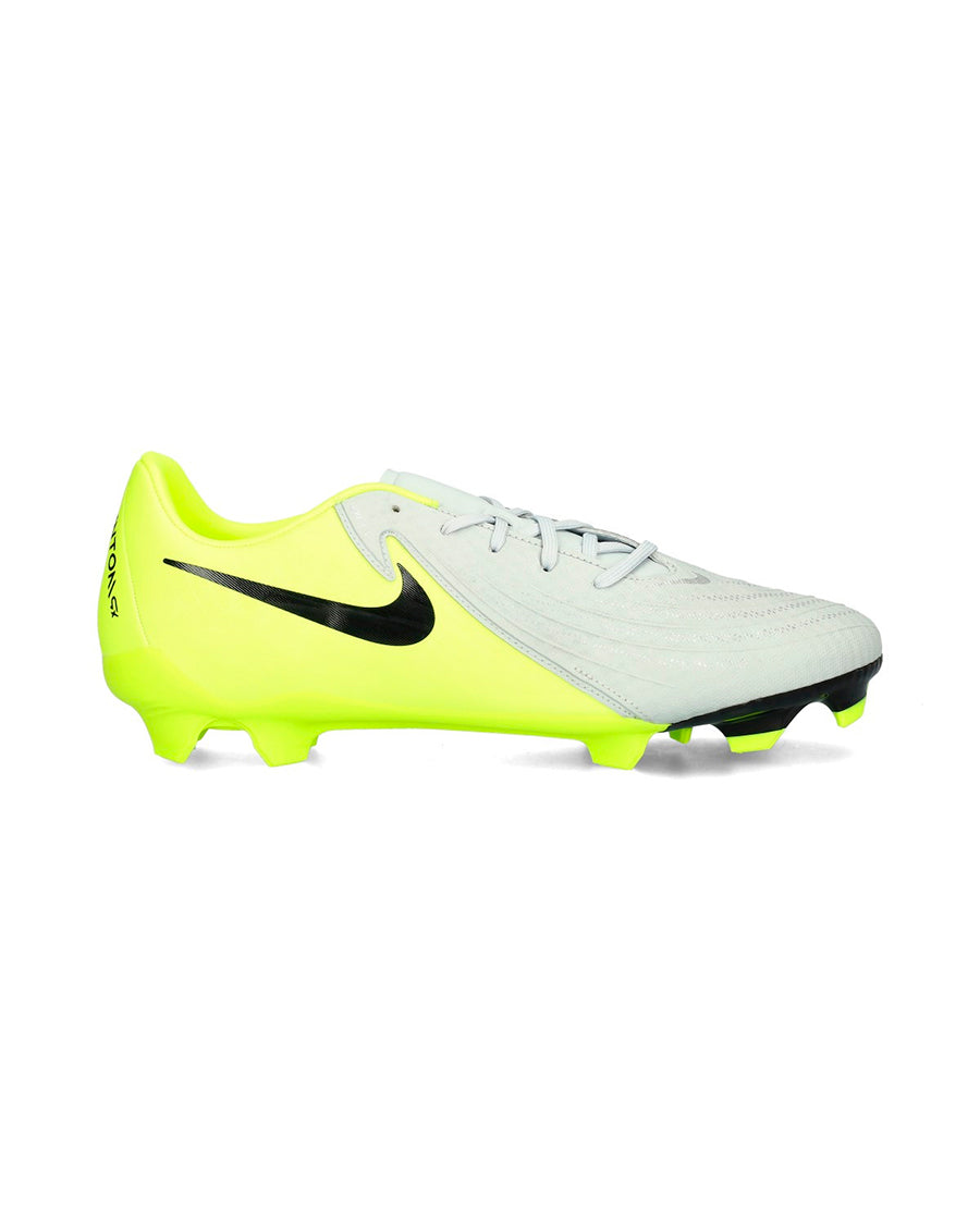 Bota Phantom GX II Academy FG/MG Mtlc Silver-Black-Volt