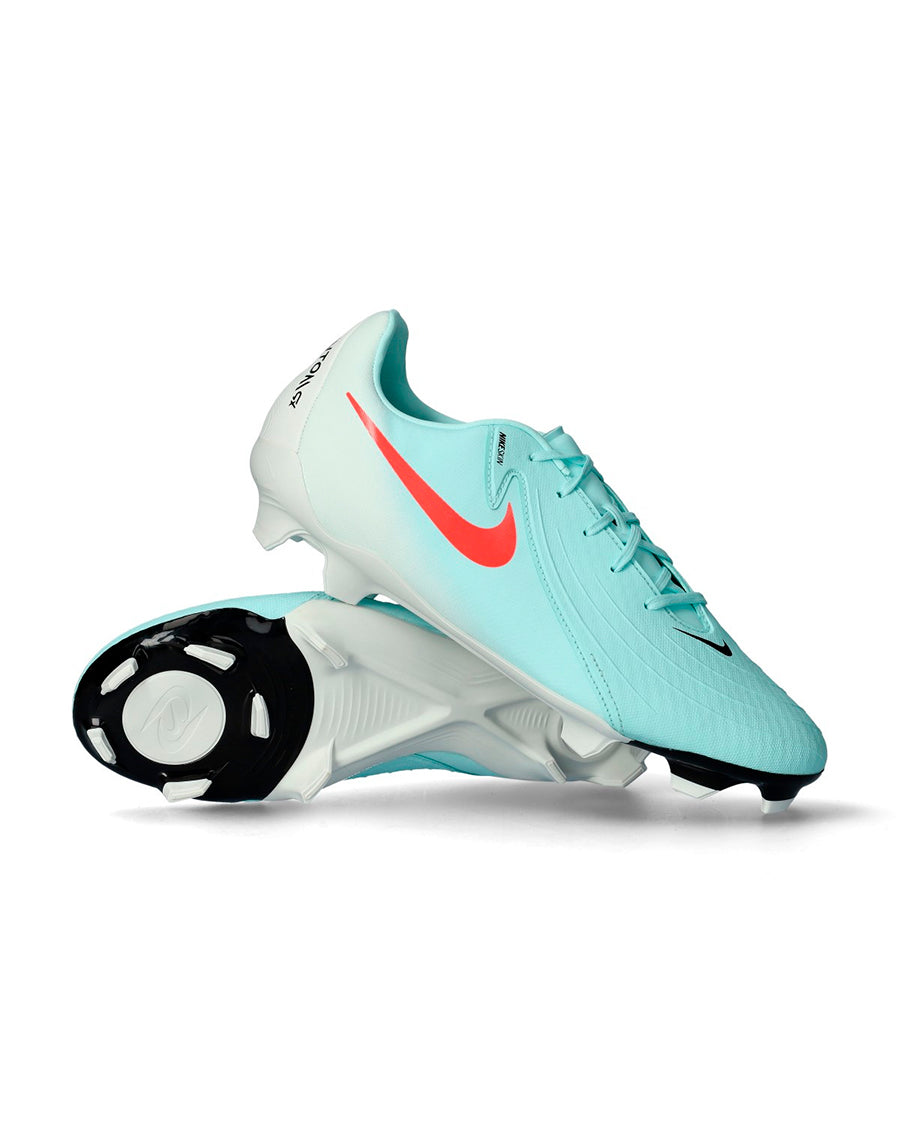 Bota Phantom GX II Academy FG/MG Niño Mint-Atomic Red-Off Noir