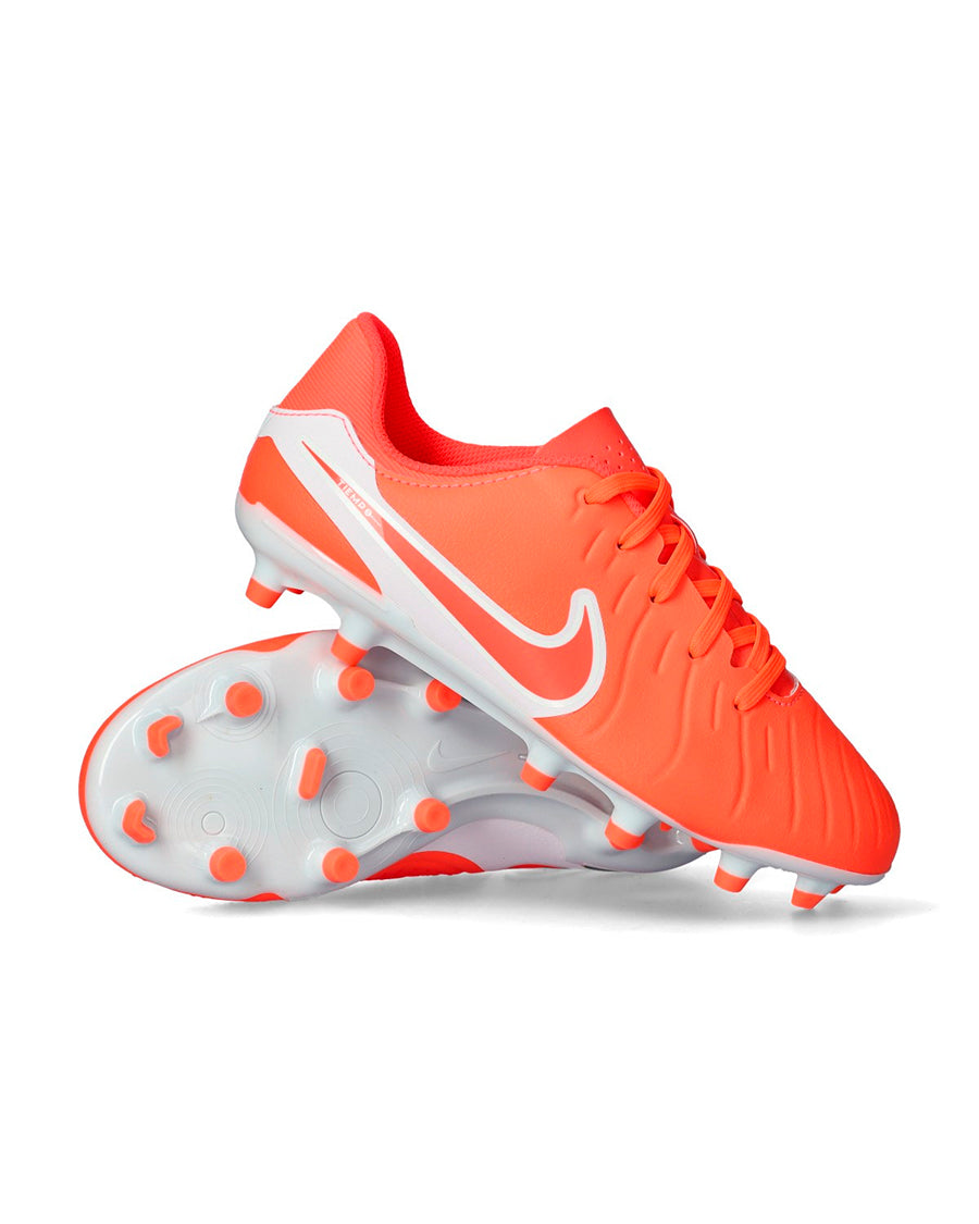 Bota Tiempo Legend 10 Academy FG/MG Niño Hot Lava-White